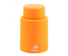 Bar Amigos® Vacuum Wine Stopper Orange Naranja - Bomba de Vacío Tapones Tapón Del Vino Vino Tinto o Blanco la Botella de Vino Preserver Con la tecnología patentada Mantenga su botella de vino fresco para 7 Días Plus - 3 años