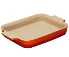 Le Creuset - Fuente de horno rectangular, 32 cm, color naranja
