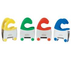 Trudeau 5050508 - Pinza para utensilios de cocina (acero inoxidable y silicona), colores variados, 1 unidad
