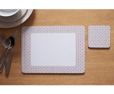 Premier Housewares Casablanca posavasos, juego de 4, Natural