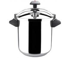 Magefesa Inoxtar 6 L - Olla a presión (Negro, Acero inoxidable, Acero inoxidable)
