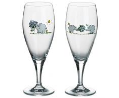 Ritzenhoff Otto Vaso para Cerveza Ottifantes, 350 ml, Set de 2, Diseño 2013, Otto Waalkes, OW-0016