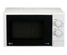 LG MH6322D - Microondas con grill, 23 litros de capacidad, 800 W y potencia grill 1000 W, color blanco