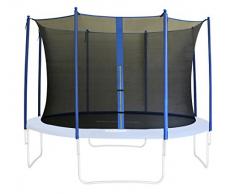 Red de segurida azul para trampolín de jardín 1,85m -4,60m - diferentes tamaños - SN-IN/1953 - Size 4,00 m 4L