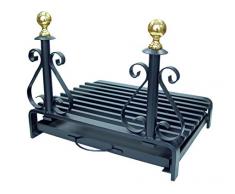 Imex El Zorro 10904 - Parrilla para chimenea con cajón (60 x 45 cm)