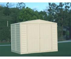 DURAMAX - Caseta Cobertizo Pvc Jardin Duramate Imitacion Madera Duramax