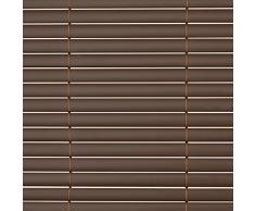 Sol Royal - Protección visual de pvc para barandillas, cercas o vallas de jardín o terraza - 120x400 cm - Marrón
