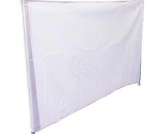 Cablematic - Lona lateral completa para carpa plegable de 300cm blanca
