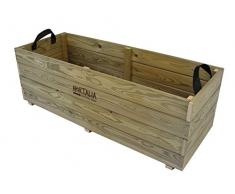 Hortalia Ghio - Huerto Urbano Jardinera, talla L, 120 x 42 x 45 cm