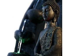Fuente de agua interior Feng Shui Buda Harmonie 40 cm con led multicolor