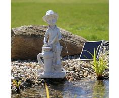 'Solar Gárgola bübchen parte fuentes de agua para estanque o agua Platillos