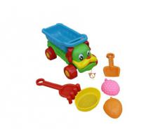 Juguetes de la arena Conjunto de arena juguetes de la caja de arena coche para cavar playa accesiories verano B43