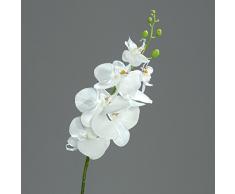 Orquídea Phalaenopsis con 7 flores blancas 83 cm flor artificial por DPI