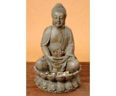 Fuente de Buda escultura estatua 86 cm con agua y luz Feng Shui Figura