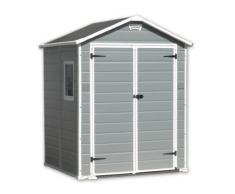 Keter 12-premium65dd Premium 65 - Caseta Resina de jardín polipropileno gris 185 x 152 x 226 cm