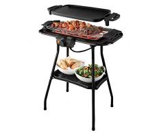 Russell Hobbs 20950-56 Barbecue Eléctrico - Barbacoa (Barrel, Negro, Rectangular)