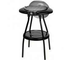 AEG BQS5515 - Barbacoa eléctrica, con grill antiadherente, tapa antiviento, termostato