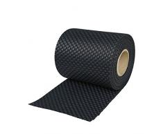 JAROLIFT PVC - Rattan Cintas de protección visual para jardín, antracita, 2,6m, 10 piezas
