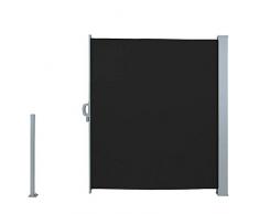 Jago SMKS01 - Toldo lateral para proteger, color negro, tamaño 200x300 cm