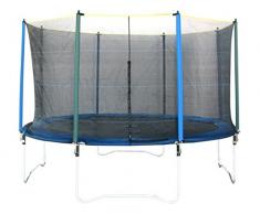 AK Sport 723239 - Red de Seguridad para Trampolín, Negro, 396 cm