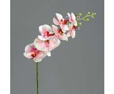 Orquídea Phalaenopsis con 7 flores de color rosa-crema 83 cm de la flor artificial por DPI