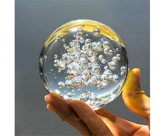 Cristal Vidrio Mármoles agua Fuente burbuja Bola Feng Shui Decorativo Cristal Bolas Casa Interior agua Fuente figuritas