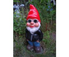 Figura de enanito de jardín cool (plástico antirroturas, hecha en Alemania)