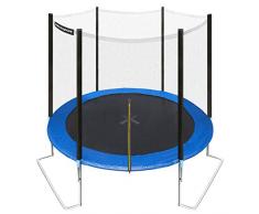 Ultrasport - Cama elástica de jardín Jumper, 180 cm, con red de seguridad incluida (330700000116)