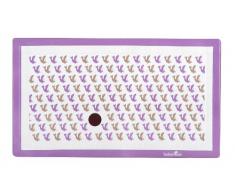 Babymoov A020204 - Alfombrilla antideslizante para baño con termómetro, color lila