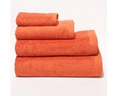 Sancarlos - Toalla rizo premium naranja baño - algodón peinado - densidad 550 g - baño 100x150 cm - naranja