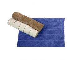 Maurer 4042564 - alfombra baño algod.riga 50x70 azul