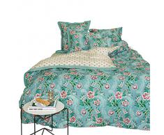 PIP reversible de ropa de cama de percal, 100% algodón, crudo, 135/200x80/80