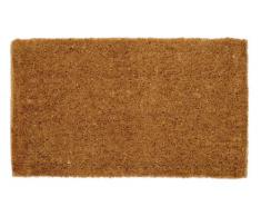 William Armes 2340002 Dandy Kersey - Felpudo de fibra de coco natural y yute (68 x 40 cm, tejido a mano), color marrón
