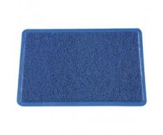 ID mate 608005 itinerario Alfombra-Felpudo fibra de coco y vinilo, 60 x 80 x 1,1 cm, azul, 60 x 80 cm
