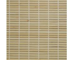 Liedeco – Persiana veneciana de madera para ventana y puerta, madera, natural, 90 cm x 220 cm (B x L)