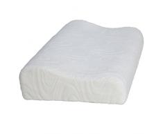 LoveHome Espuma de la memoria del contorno almohada almohada cama - extraíble y cubierta de terciopelo de lujo (21.6''*13''*3.5''- 4.3'')