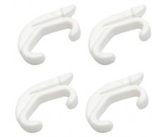 Bulk hardware BH03644 - Deslizador de cortina para la cenefa buches (paquete de 30)