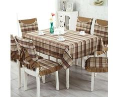 Algodón De Tela Y Paño De Mesa Pastoral,Silla Cubre Amortiguadores Sistema,Tablero De Tela De Mesa De Café Simple-C 130*180cm(51x71inch)