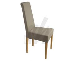 SCHEFFLER-HOME Natalie Fundas de sillas 2 piezas, estirable Cubiertas de la sillas, Spandex Protecdor moderna slipcover, Cubierta de la silla de la decoración de la tela lycra con banda elástica para un ajuste universal, bielástico