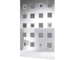 Sealskin Model Optics - Cortina de ducha (180 x 200 cm), transparente