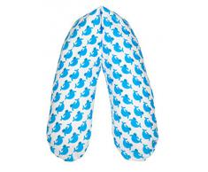 Flexofill XL 2008-1, almohada de enfermería, 190 x 40 cm, Azul (595 Seehund)