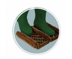 William Armes 2487000 - Felpudo de fibra de coco natural para botas, 35 x 30 cm