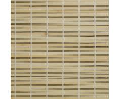 Liedeco – Persiana veneciana de madera para ventana y puerta, madera, natural, 120 cm x 170 cm (B x L)