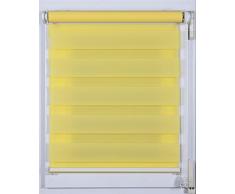 Prakto 3964 - Estor doble (42 x 150 cm), color amarillo claro