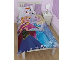 Disney Frozen Kristall - Juego de ropa de cama individual
