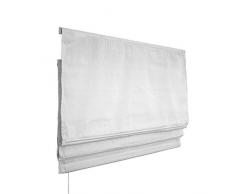 VICTORIA M Estor plegable / cortina plegable paqueto - Klemmfix (fijación sin taladrar) 80 x 175cm, blanco
