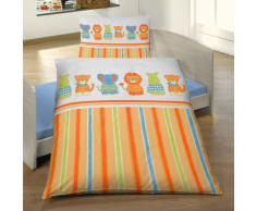 Anaterra 30700036 Anaterra - Juego de sábanas para cama infantil, diseño de animales