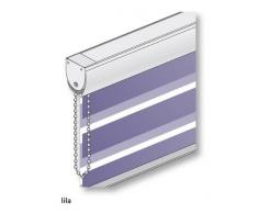 DUO estor Rollo doble cadena estor morado 60 cm de ancho x 160 cm de largo para el sol