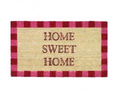 Novelty Home Sweet Home - Felpudo (fibra de coco y PVC, 40 x 70cm), diseño con texto "Home Sweet Home"