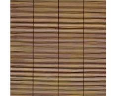 Persiana de bambú para ventana con tracción lateral - árbol de cereza, 80cm x 160cm